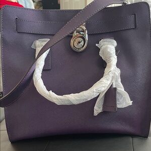 Michael Kors Deep Purple Shoulder Bag